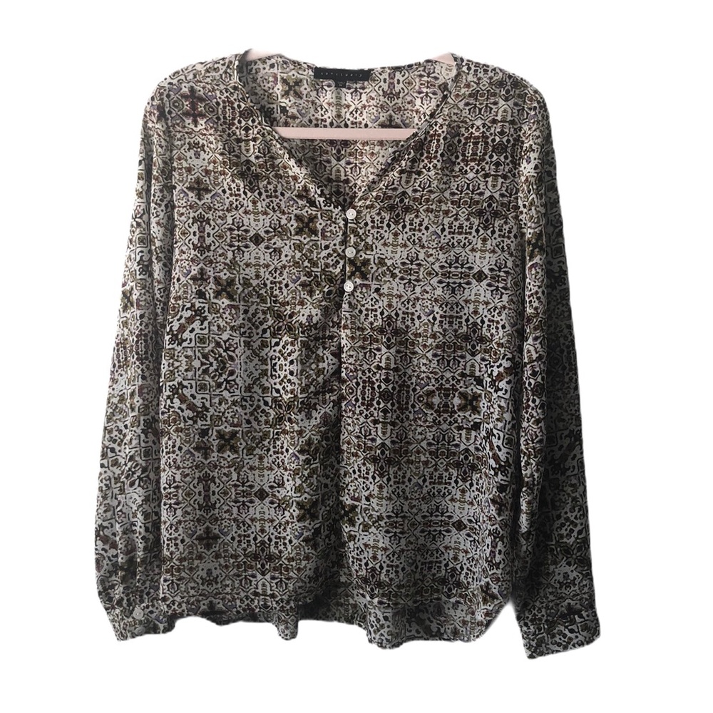 ⬇️ Anthropologie Sanctuary long sleeve blouse